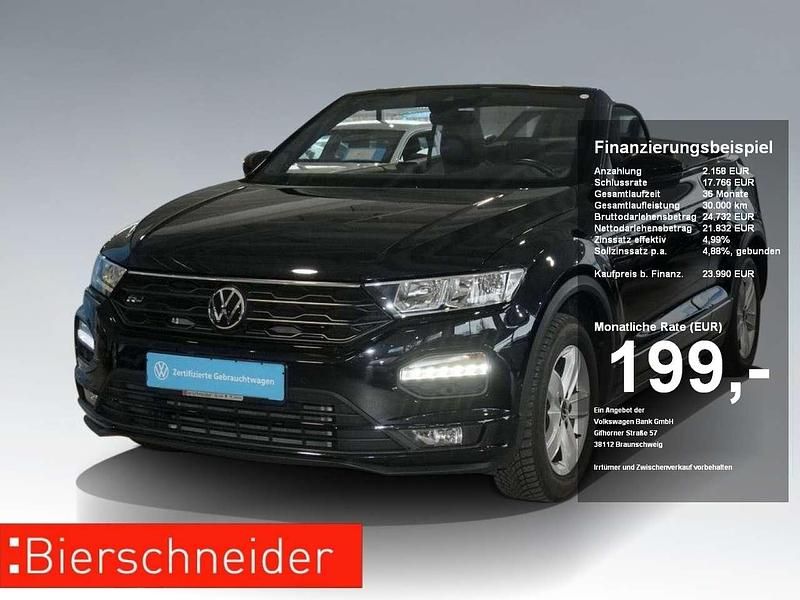 Gebraucht VW T-Roc Cabriolet Style 116 PS (85 kW) 2024 Schwarz Cabrio