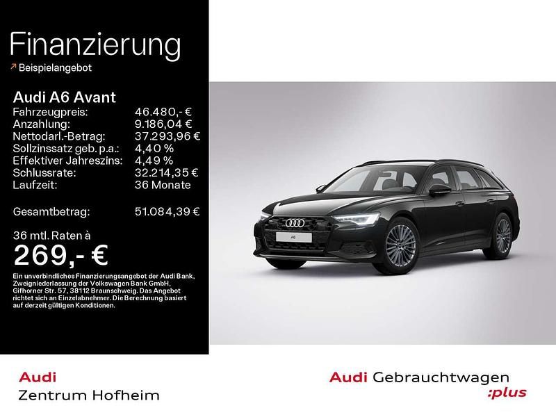 Schwarz Gebraucht 2025 Audi A6 Advanced Kombi | 46.480 € (Guter Preis) - Bild 1/3