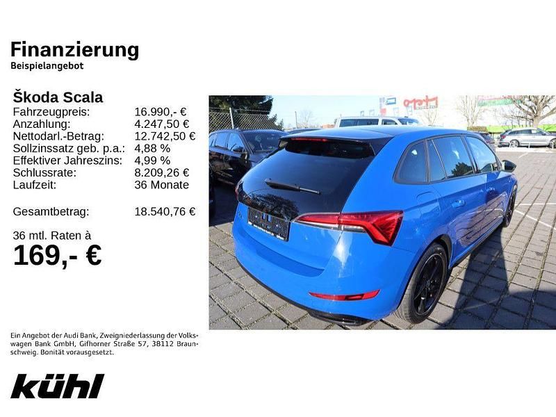Gebraucht Skoda Scala Monte Carlo 150 PS (110 kW) 2023 Energyblau Kleinwagen