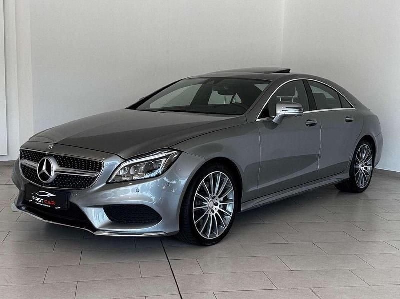 Silber Gebraucht 2015 Mercedes CLS350 AMG line Coupé | 30.990 € (Teuer) - Bild 1/4