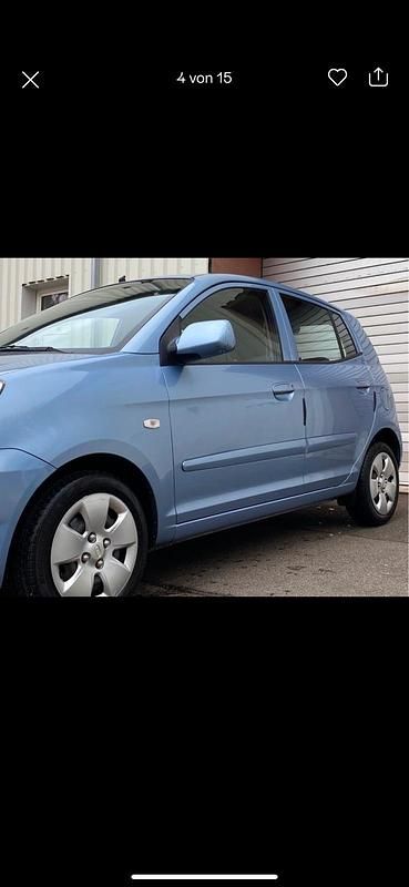 Gebraucht Kia Picanto 72 PS (52 kW) 2007 Blau Kleinwagen