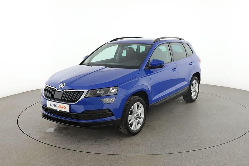 Blau Gebraucht 2018 Skoda Karoq Ambition SUV | 16.540 € (Superpreis) - Bild 1/3