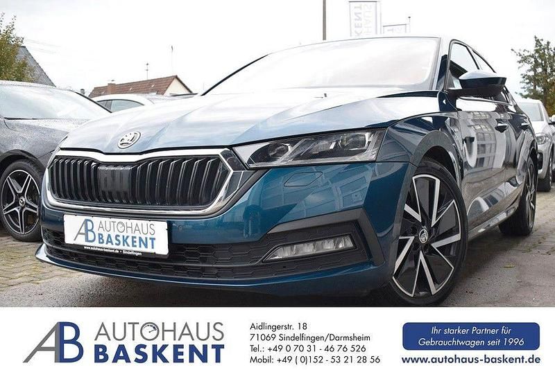 Blau Gebraucht 2022 Skoda Octavia Clever Limousine | 23.990 € (Fairer Preis) - Bild 1/4