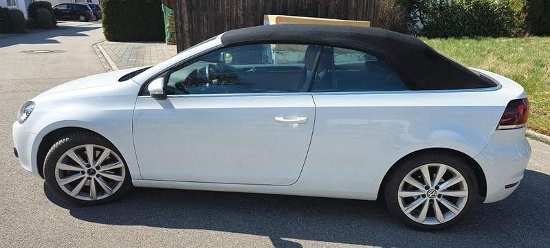 Weiß Gebraucht 2012 VW Golf Cabriolet Cabrio | 10.900 € (Fairer Preis) - Bild 1/4