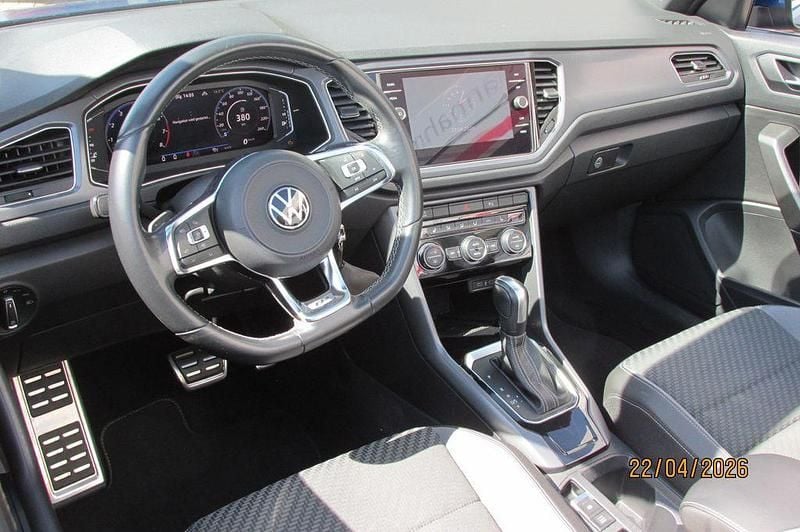 Gebraucht VW T-Roc Cabriolet R-line 150 PS (110 kW) 2021 Blau Cabrio