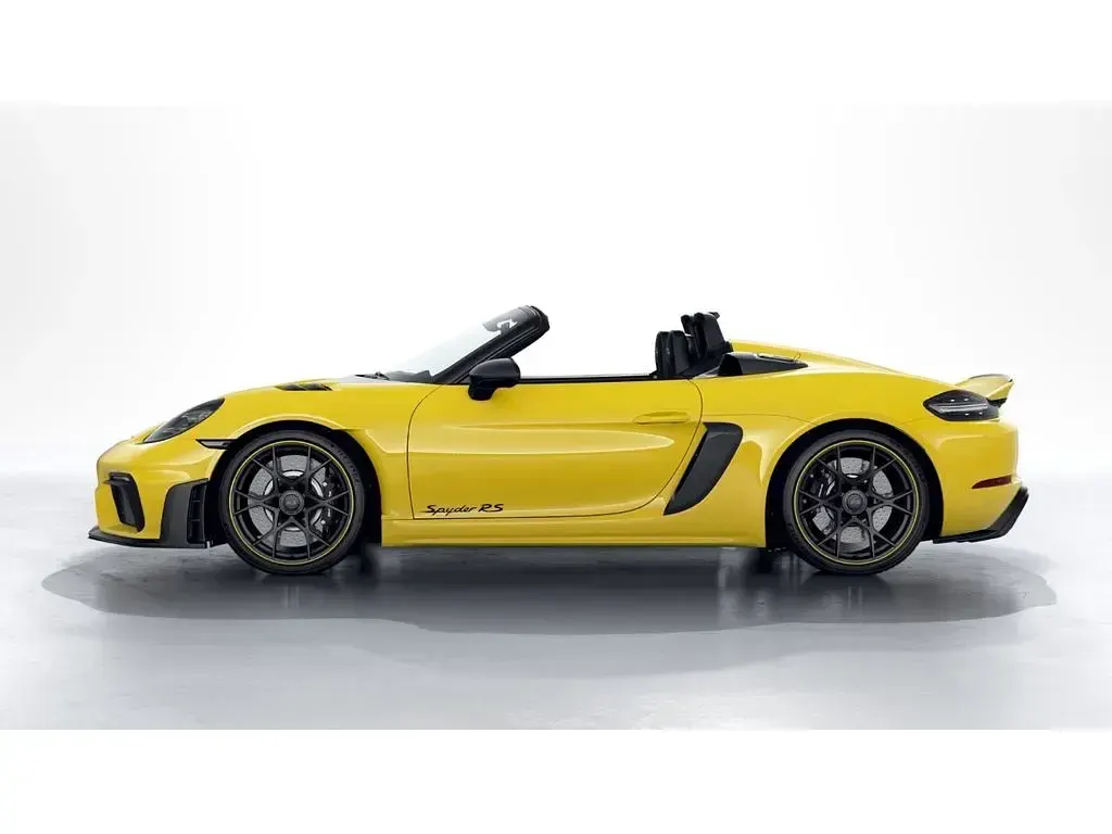 Neu Porsche 718 Spyder RS Chrono 500 PS (367 kW) 2026 Gelb Cabrio