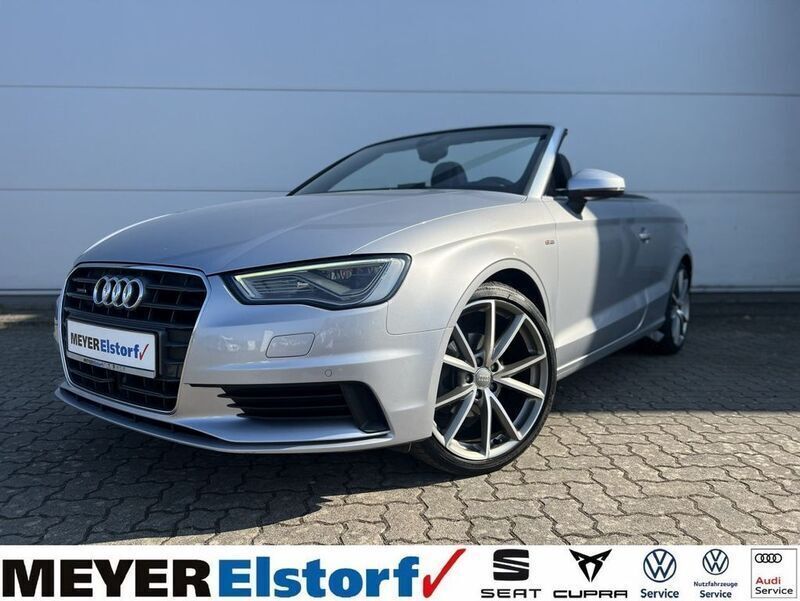 Silber Gebraucht 2015 Audi A3 Cabriolet S-Line Cabrio | 18.800 € (Guter Preis) - Bild 1/4