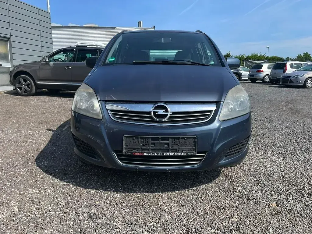 Gebraucht Opel Zafira Edition 120 PS (88 kW) 2010 Blau Van / Kleinbus