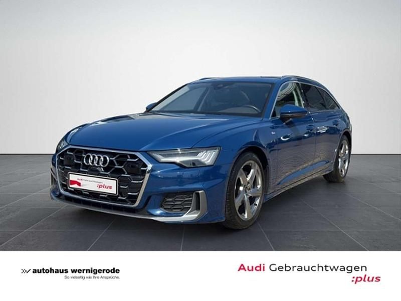 Blau Gebraucht 2024 Audi A6 Design Kombi | 44.839 € (Etwas zu teuer) - Bild 1/4