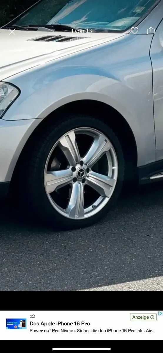Gebraucht Mercedes ML320 224 PS (164 kW) 2008 Silber SUV