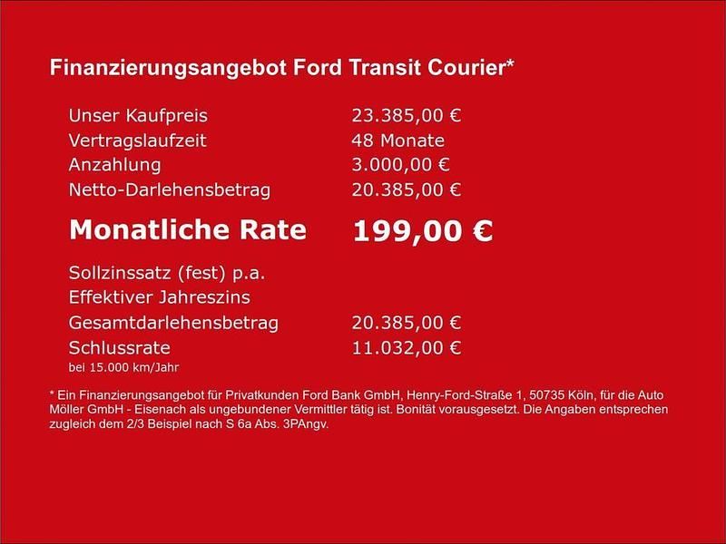 Neu Ford Transit Trend 101 PS (74 kW) 2025 Rot Van