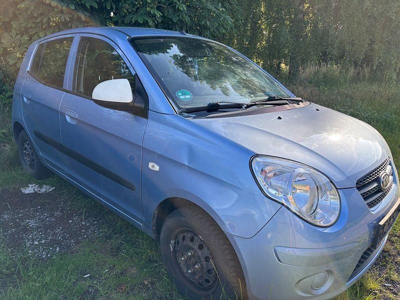 Blau Gebraucht 2009 Kia Picanto Attract Kleinwagen | 650 € (Superpreis) - Bild 1/4