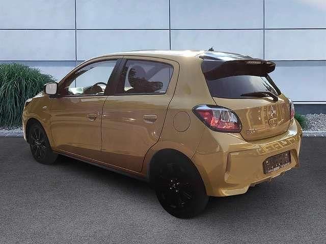 Neu Mitsubishi Space Star Select+ 71 PS (52 kW) 2025 Citringelb/piano schwarz (m) Kleinwagen