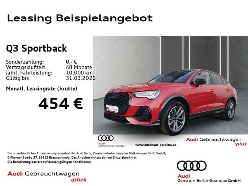 Gebraucht Audi Q3 S-Line 150 PS (110 kW) 2024 Progressivrot metallic SUV