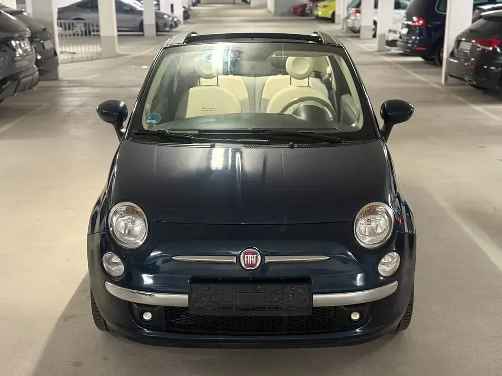 Gebraucht Fiat 500 Lounge 69 PS (50 kW) 2015 Blau Coupé