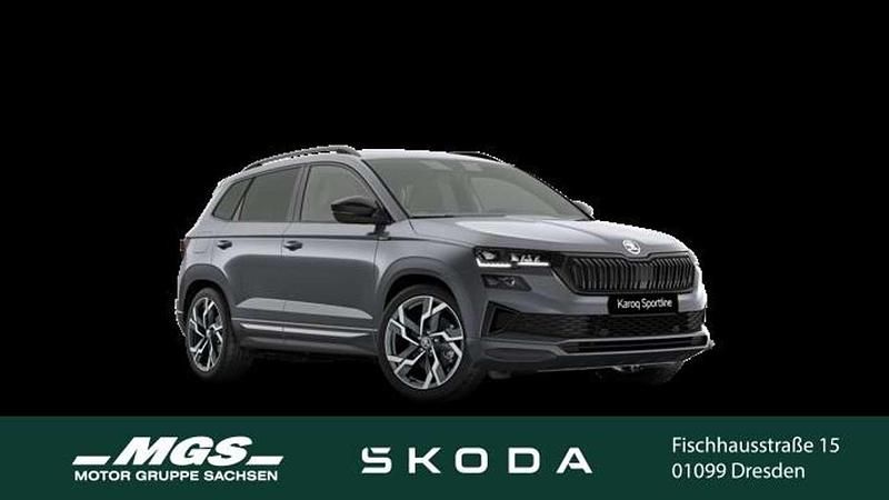 Raceblau Neu 2025 Skoda Karoq SportLine SUV | 39.990 € (Teuer) - Bild 1/4