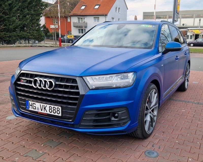 Blau Gebraucht 2017 Audi Q7 S-Line SUV | 33.200 € (Fairer Preis) - Bild 1/4