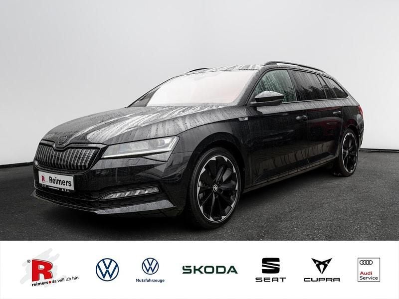 Schwarz Gebraucht 2021 Skoda Superb SportLine Limousine | 29.240 € (Fairer Preis) - Bild 1/4