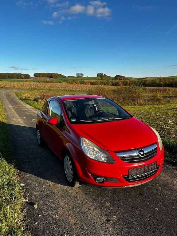 Rot Gebraucht 2008 Opel Corsa Edition Limousine | 900 € (Superpreis) - Bild 1/4