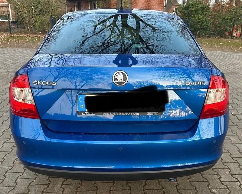 Second-hand Skoda Rapid Active 90 CP (66 kW) 2014 Albastru Hatchback
