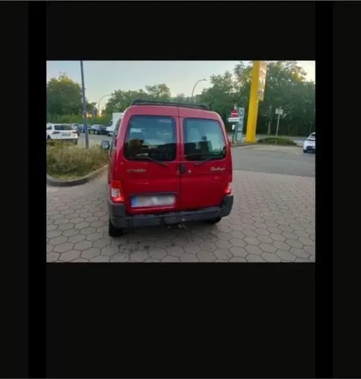 Used Citroën Berlingo 75 HP (55 kW) 2008 Red Minivan