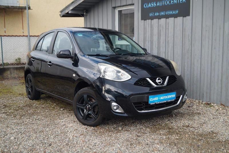 Schwarz Gebraucht 2014 Nissan Micra Acenta Kleinwagen | 5.950 € (Fairer Preis) - Bild 1/4