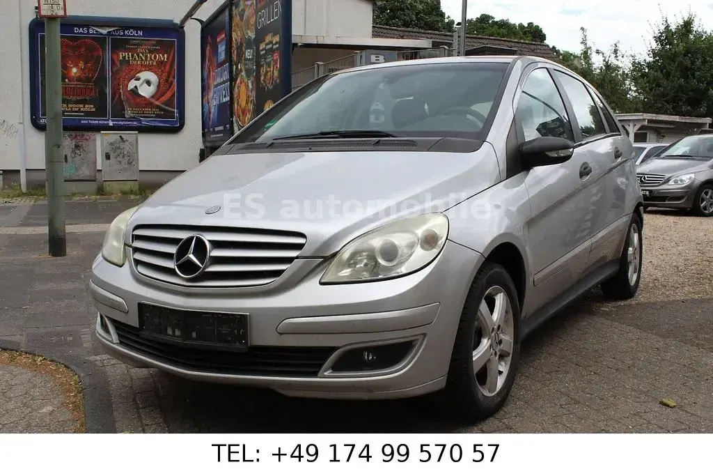 Gebraucht Mercedes B170 116 PS (85 kW) 2007 Polarsilber  metalliclack Van / Kleinbus