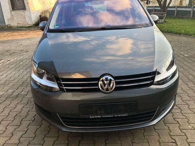 Grau Gebraucht 2016 VW Sharan Allstar Van / Kleinbus | 12.850 € (Superpreis) - Bild 1/4