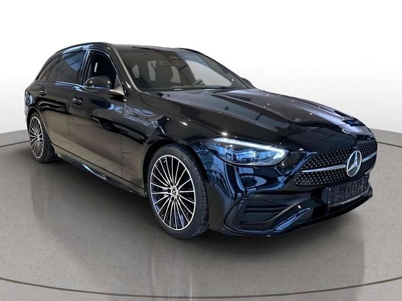 Gebraucht Mercedes C200 AMG line 204 PS (150 kW) 2026 Metalliclack obsidianschwarz Kombi