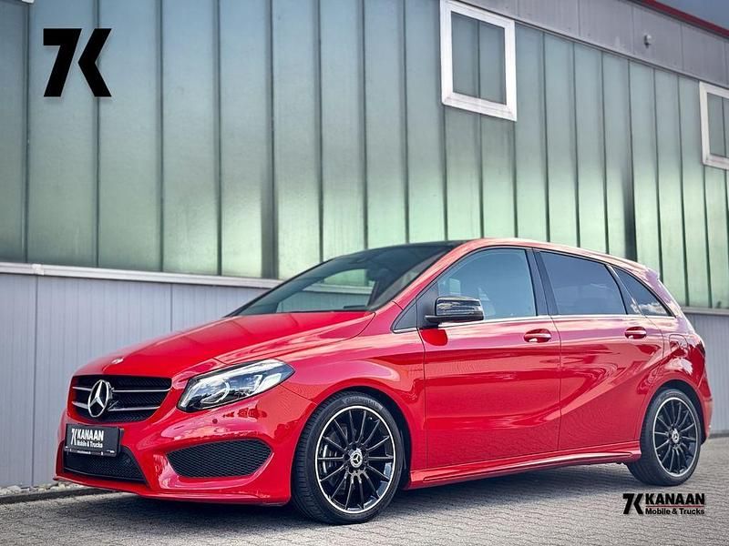 Rot Gebraucht 2018 Mercedes B200 AMG line Van / Kleinbus | 19.350 € (Etwas zu teuer) - Bild 1/4