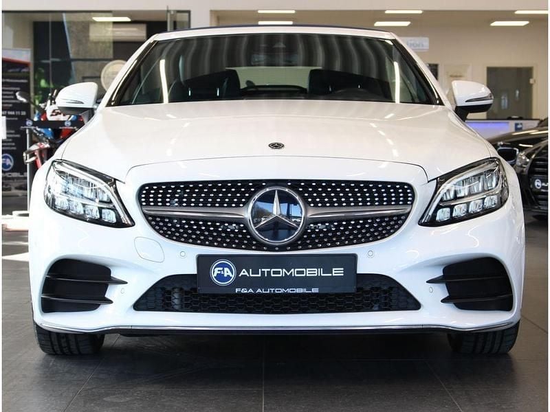Gebraucht Mercedes C400 AMG line 333 PS (244 kW) 2019 Polarweiss  unilack Cabrio