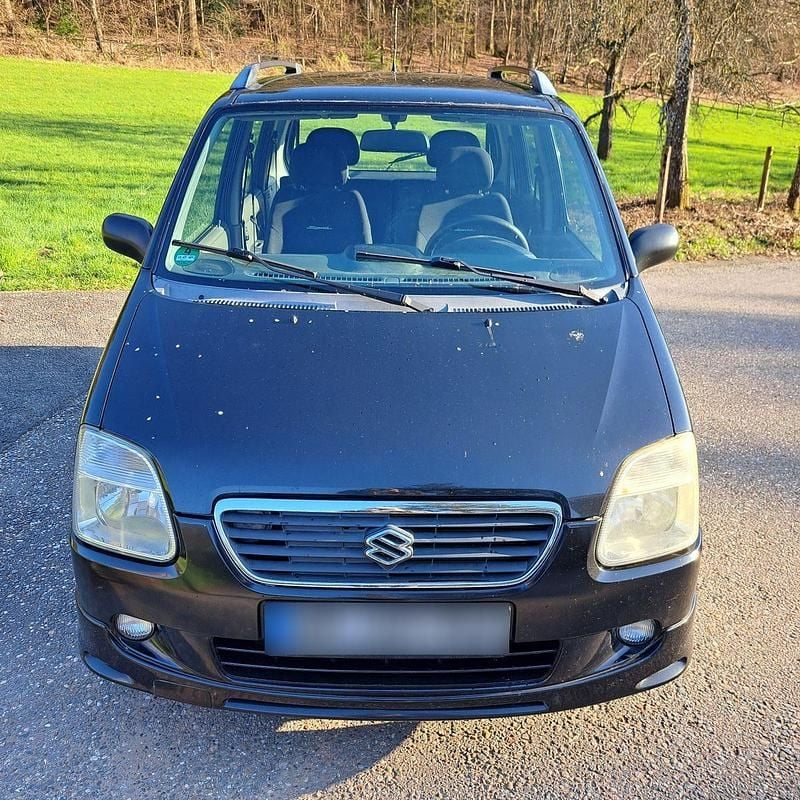Gebraucht Suzuki Wagon R+ GL 76 PS (55 kW) 2003 Schwarz Van / Kleinbus