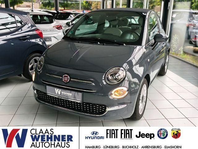 Carrara grau) (grau Gebraucht 2021 Fiat 500C Dolcevita Cabrio | 12.990 € (Fairer Preis) - Bild 1/4