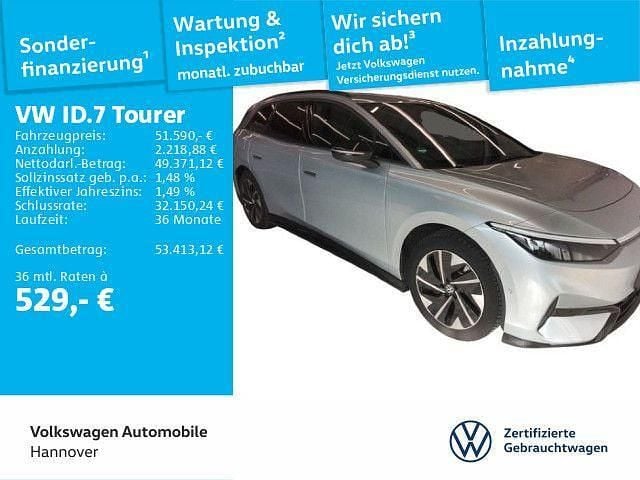 Gebraucht VW ID.7 Pro 210 kW (286 PS) 2025 Silber Kombi