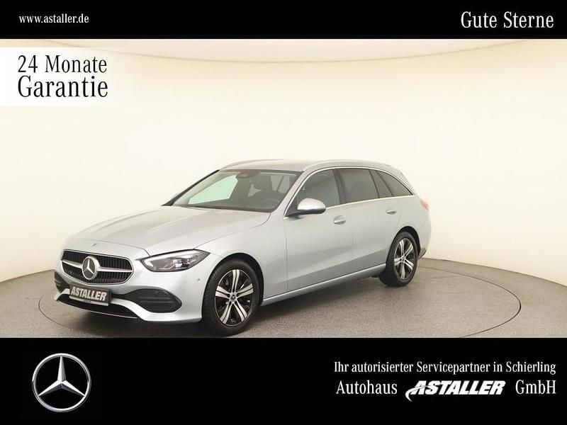 Metalliclack hightechsilber Gebraucht 2024 Mercedes C220 Avantgarde Kombi | 32.900 € (Guter Preis) - Bild 1/4