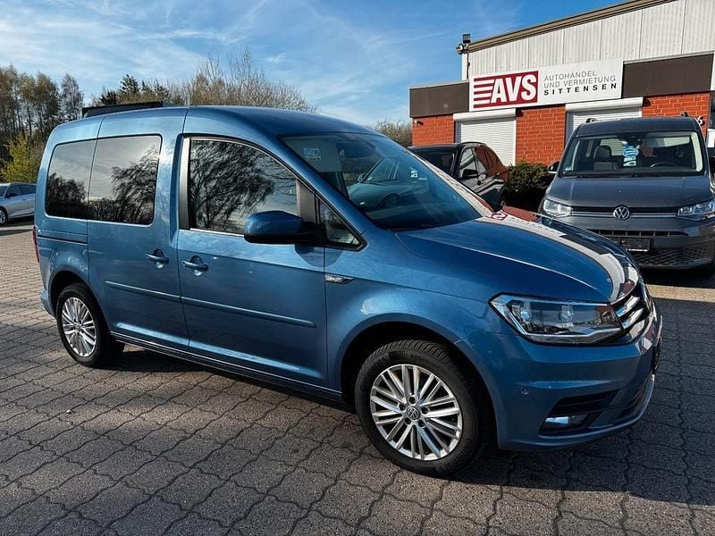 Gebraucht VW Caddy Comfortline 102 PS (75 kW) 2016 Blau Van / Kleinbus