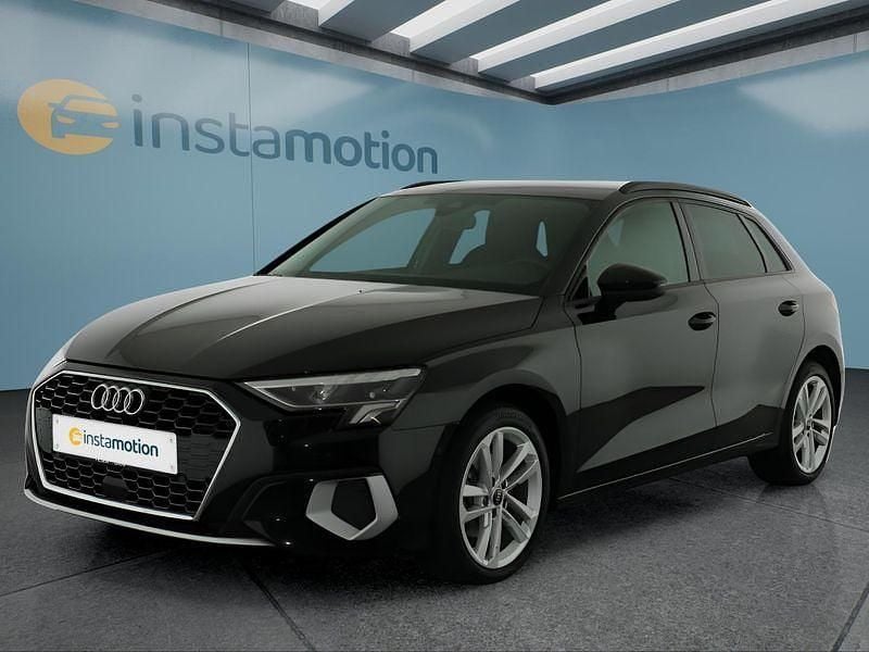 Schwarz Gebraucht 2024 Audi A3 Sportback Kleinwagen | 28.599 € (Guter Preis) - Bild 1/4