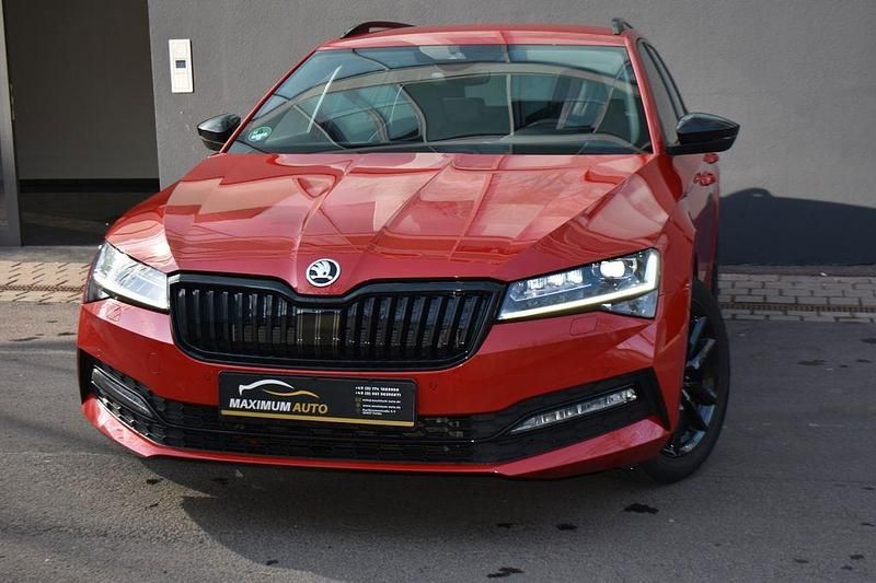 Gebraucht Skoda Superb SportLine 190 PS (139 kW) 2022 Rot Limousine