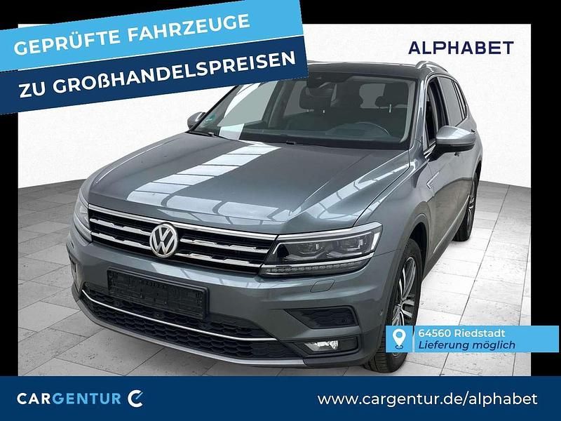 Grau Gebraucht 2021 VW Tiguan Allspace Highline SUV | 25.790 € (Guter Preis) - Bild 1/2