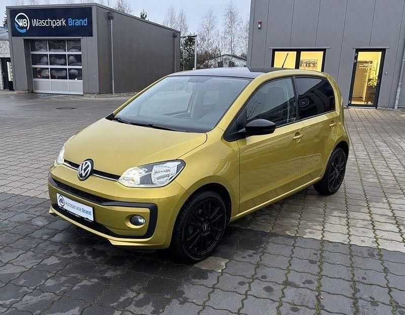 Gelb Gebraucht 2018 VW up! move up! Kleinwagen | 9.490 € (Fairer Preis) - Bild 1/3