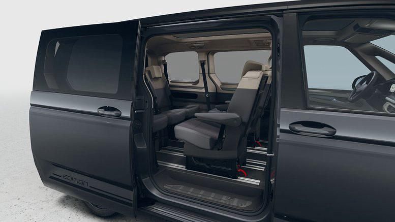 Neu VW Multivan Edition 150 PS (110 kW) 2025 Urano grau / dach schwarz Van / Kleinbus
