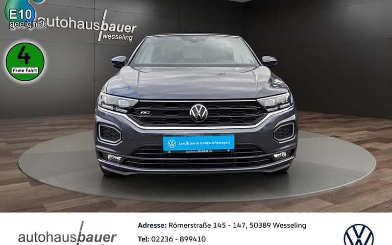 Grau Gebraucht 2021 VW T-Roc R-line SUV | 25.980 € (Fairer Preis) - Bild 1/4