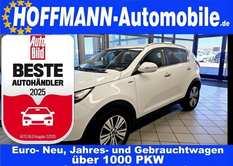 Weißmet. (metallic) Gebraucht 2015 Kia Sportage Platinum SUV | 12.800 € (Fairer Preis) - Bild 1/4