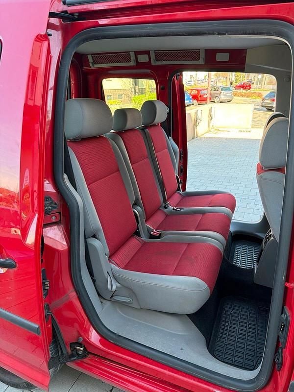Gebraucht VW Caddy Life 102 PS (75 kW) 2009 Rot Van / Kleinbus