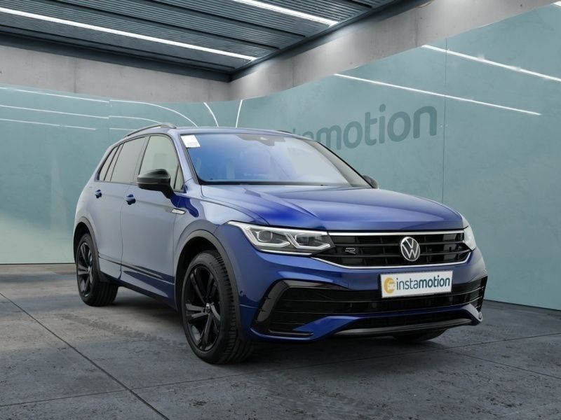 Blau Gebraucht 2022 VW Tiguan R-line SUV | 40.650 € (Teuer) - Bild 1/4