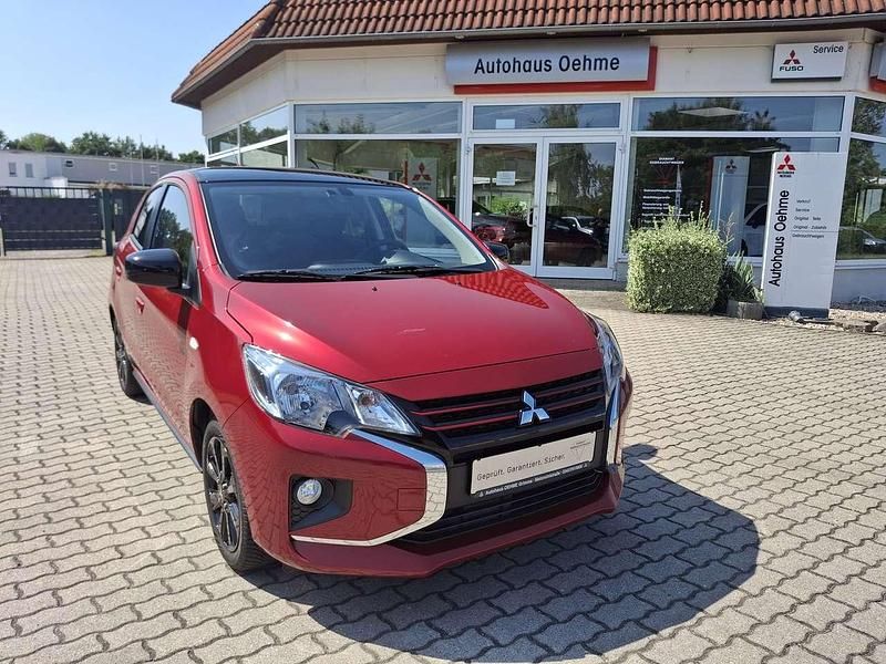 Amarena rot Gebraucht 2023 Mitsubishi Space Star Select+ Limousine | 14.990 € (Etwas zu teuer) - Bild 1/4