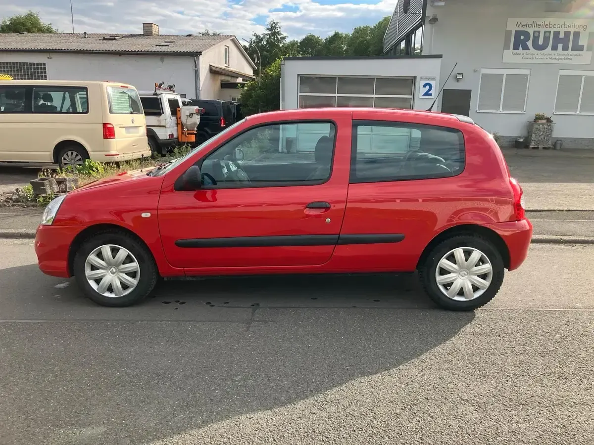 Gebraucht Renault Clio Campus 50 PS (36 kW) 2009 Rot Kleinwagen