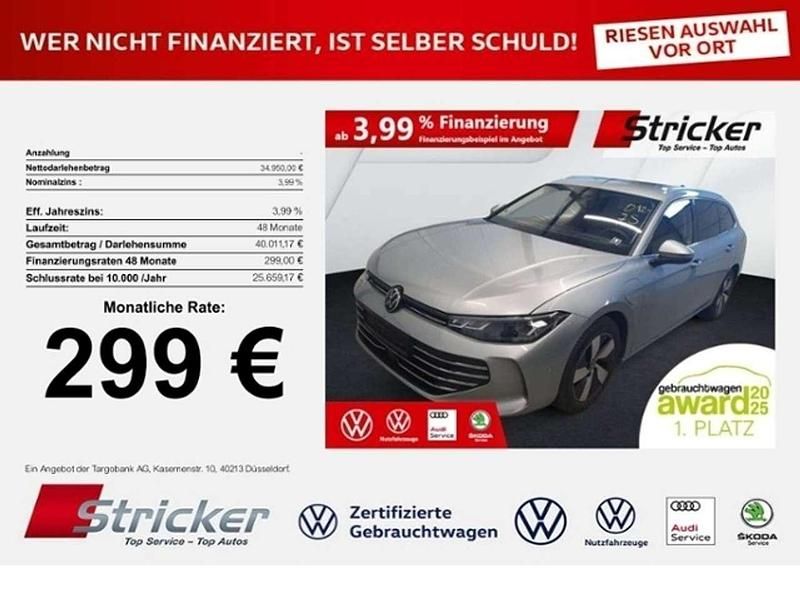 Silber Gebraucht 2025 VW Passat Business Kombi | 34.949 € (Superpreis) - Bild 1/3
