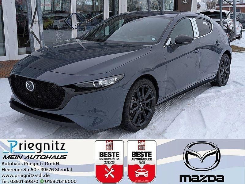 Neu Mazda 3 140 PS (102 kW) 2026 Grau Limousine