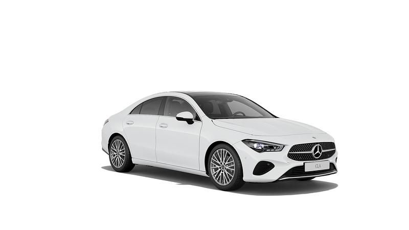 Polarweiß Neu 2025 Mercedes CLA200 Coupé | 47.260 € (Superpreis) - Bild 1/3